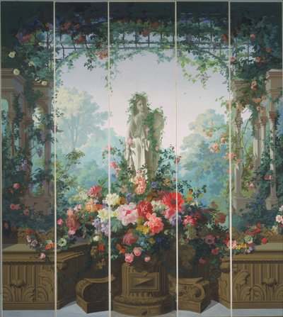 Garden of Armida Wallpaper by French Designed by Édouard Muller